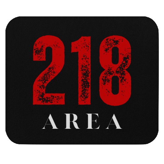 218 Area Code Retro Minnesota Duluth Mouse Pads
