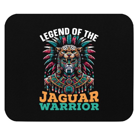 Aztec Jaguar Warrior Aztec Culture Indigenous Mouse Pads