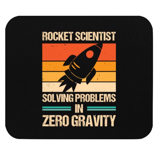 Rocket Scientist Retro Zero Gravity Vintage Mouse Pads