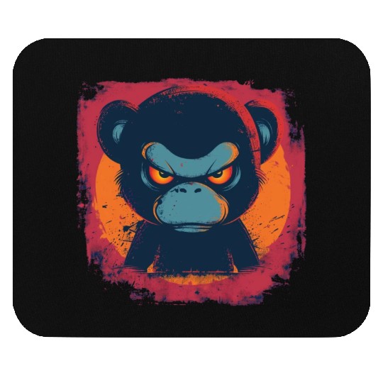 Angry Monkey Mouse Pads