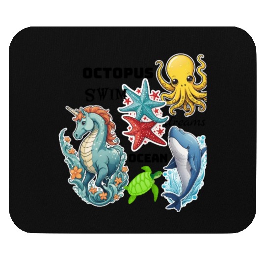 Deep ocean life Mouse Pads