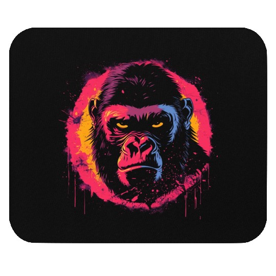 Angry Gorilla Mouse Pads