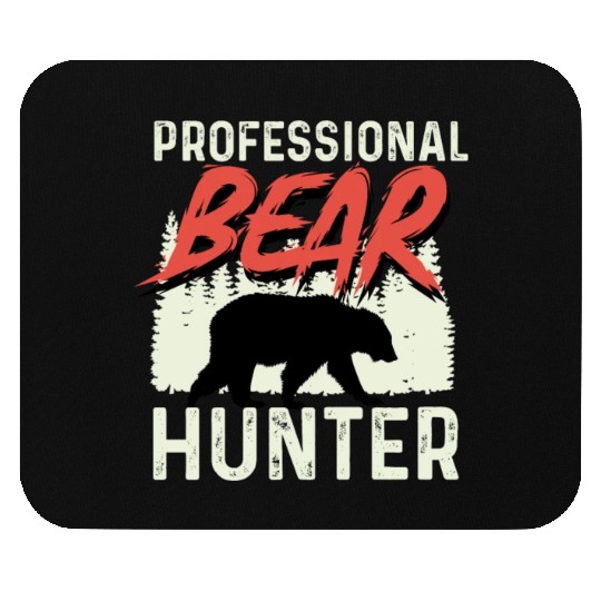 Professional Bear Hunter Hunter Gift Mouse Pads