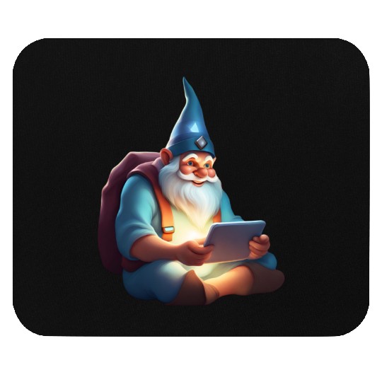 a Father's Day Gnome as a tech-savvy dad Mouse Pads