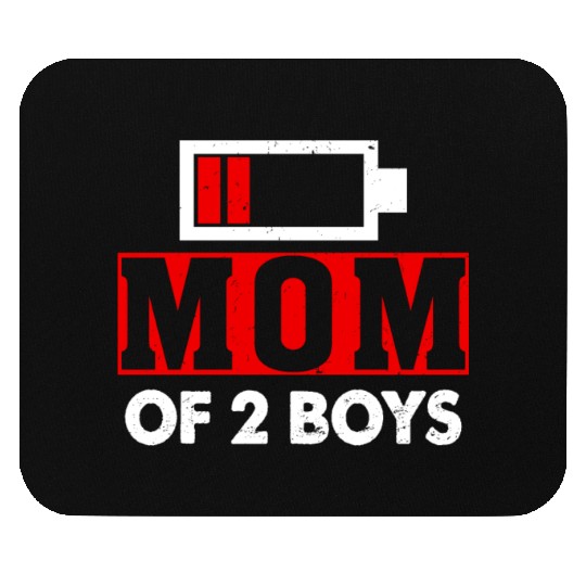 Mom of 2 Boys Mom and Son Matching Mom Gifts Mouse Pads