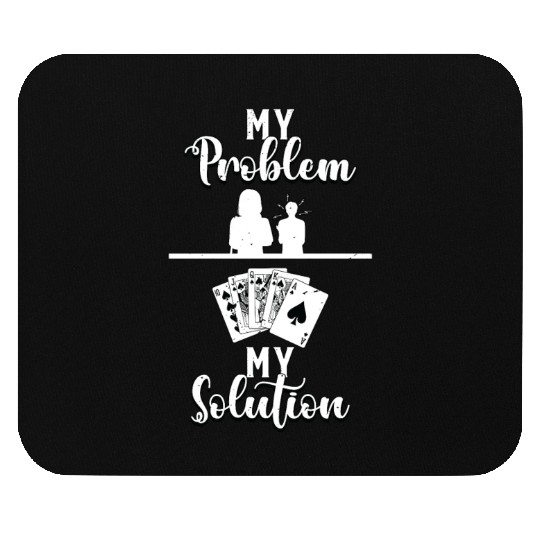 Classic Blackjack My Problem My Pictogram Mom Dad Mouse Pads