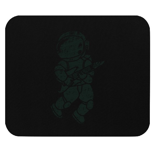 an astronauts playing guitar Mouse Pads