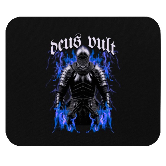 Deus Vult Historical Knight Mouse Pads