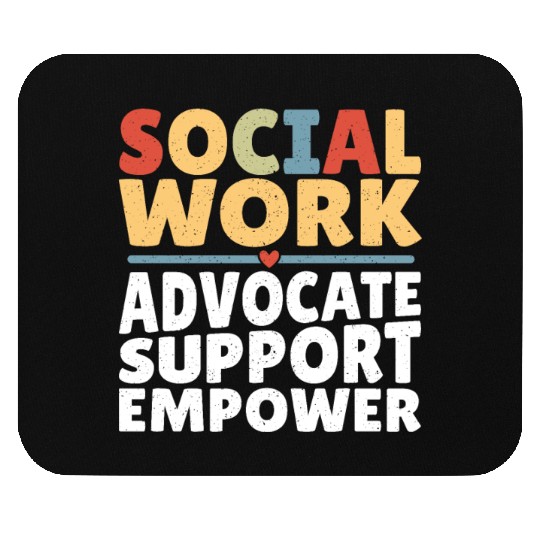 Political Science Social Works LCSW Social Worker Mouse Pads