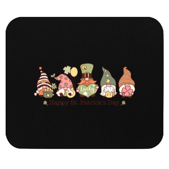 Happy St. Patrick's Day Gnomes Mouse Pads