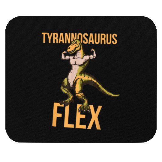 Tyrannosaurus Flex Weightlifting Powerlifting Mouse Pads