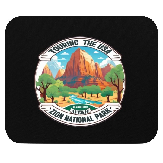 Touring The USA : Zion National Park Mouse Pads