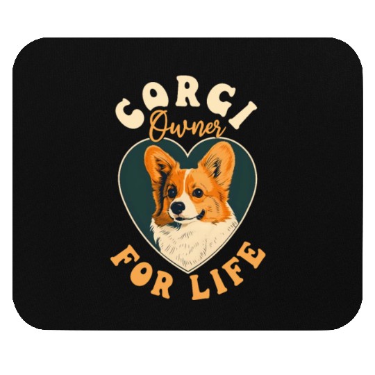 Corgi Mom Dad Corgi Owner For Life Mouse Pads