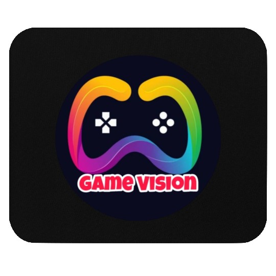 Game Vision Official YouTube Channel Logo Mouse Pads