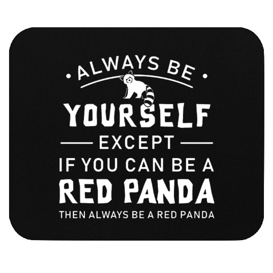 Cute Red Panda Gift Panda Lover Christmas Mouse Pads