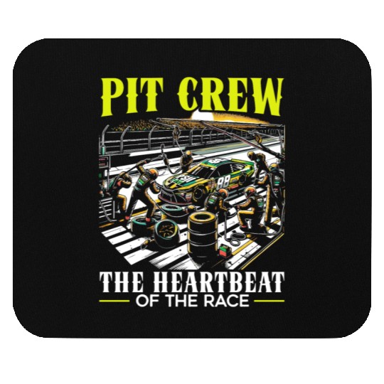 Pit Crew Race Car Racing Race Track Motorsport Mouse Pads