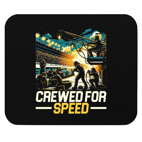 Pit Crew Race Car Racing Race Track Motorsport Mouse Pads