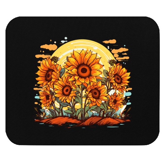 Sunflower Bloom Floral Summer Nature for a Mouse Pads