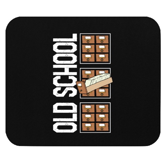 Librarian Mouse Pads, Old School Mouse Pads, Gift For Book