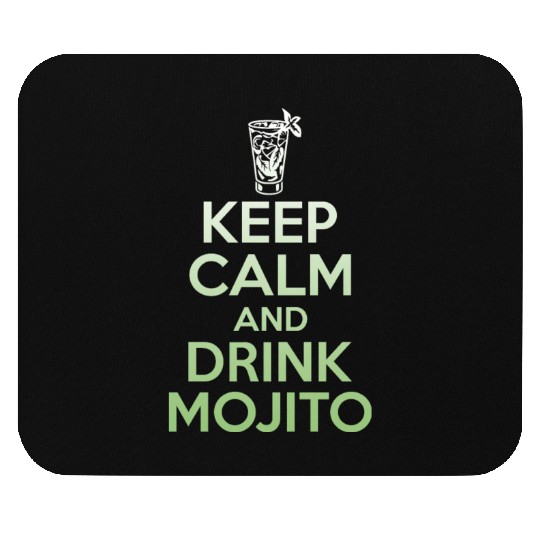 Keep Calm And Drink Mojito Mouse Pads - Funny Rum