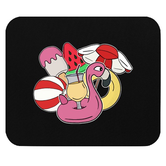 Summer Fun at the Pool or Beach Mouse Pads