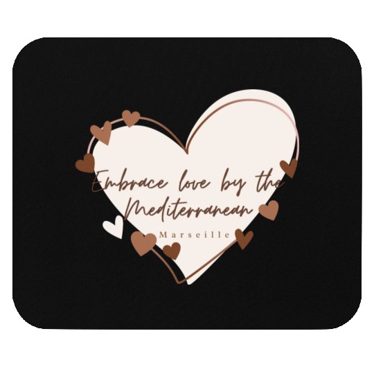 Embrace love by the Mediterranean Mouse Pads