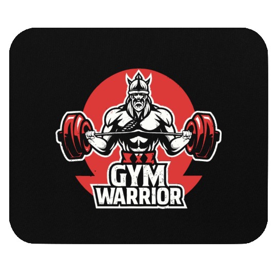 Gym warrior Mouse Pads