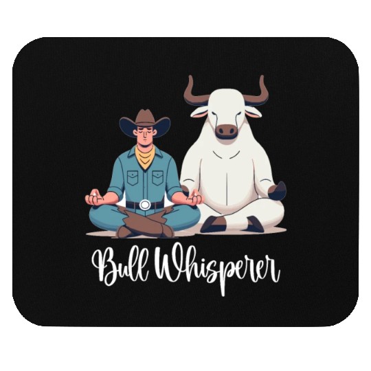Rodeo Bull Riding Livestock Show Farmer Cattle Mouse Pads
