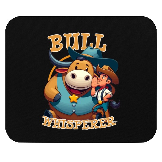 Rodeo Bull Riding Livestock Show Farmer Cattle Mouse Pads