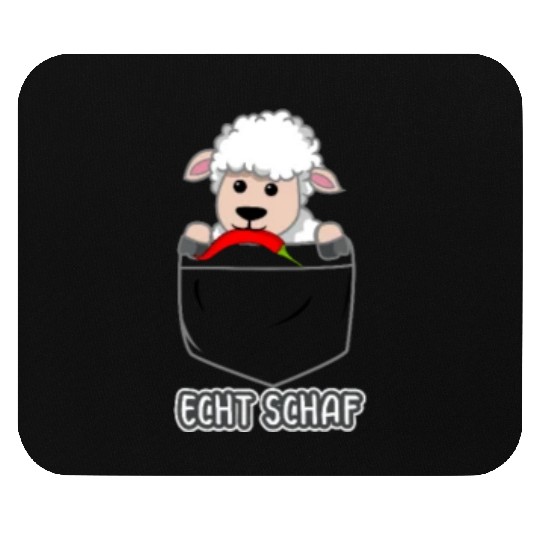 Sheep North German Lamb Shepherd Mouse Pads