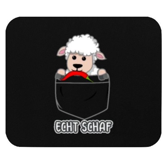 Sheep North German Lamb Shepherd Mouse Pads