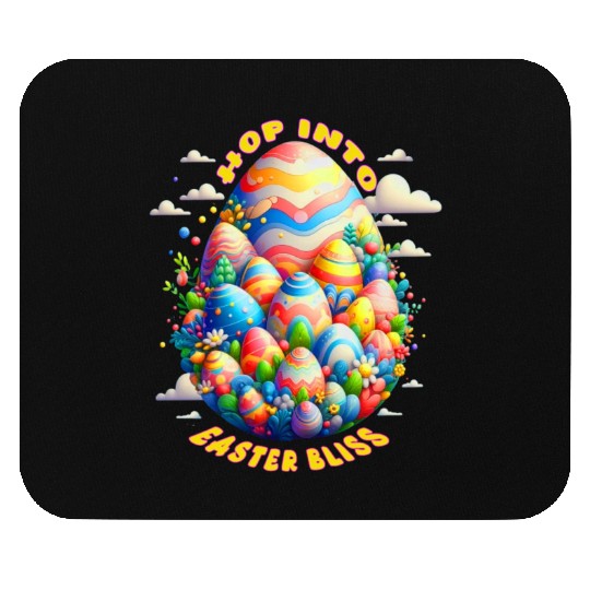 Vibrant Easter Egg Design for a Festive Easter Day Mouse Pads