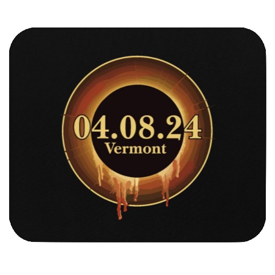 Total Solar Eclipse Path of Totality Vermont Mouse Pads