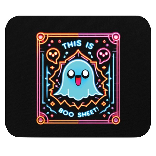 THIS IS BOO SHEET! Version 2, neon colors Mouse Pads