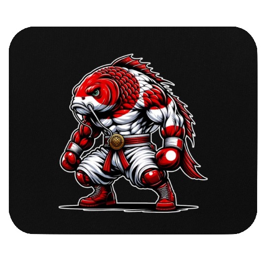 Koi fish national flag of Japan Mouse Pads