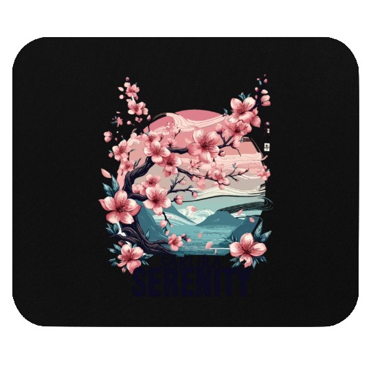 Sakura serenity Mouse Pads