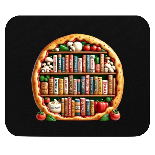 Pizza Words English Teacher Literature Mouse Pads