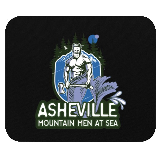 Asheville mountain men at sea Mouse Pads