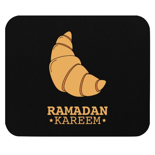 The crescent croissant is a sweet combination Mouse Pads