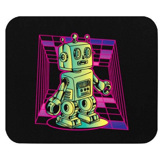 Robot Retro Vintage Robotics Technology Mouse Pads