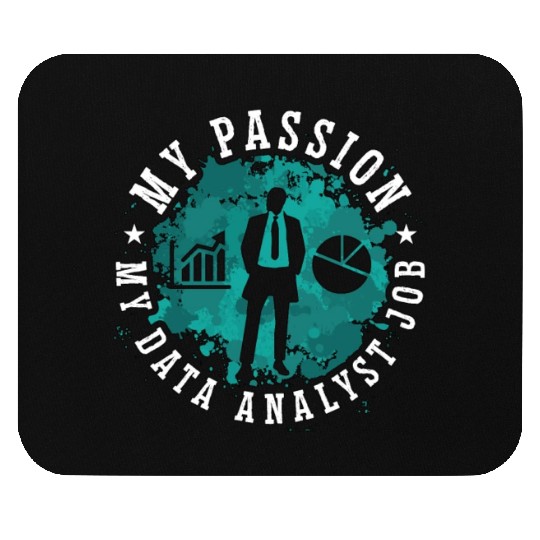 Data Analyst My Passion My Data Computer Science Mouse Pads