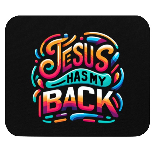 Jesus Has My Back 24 Mouse Pads