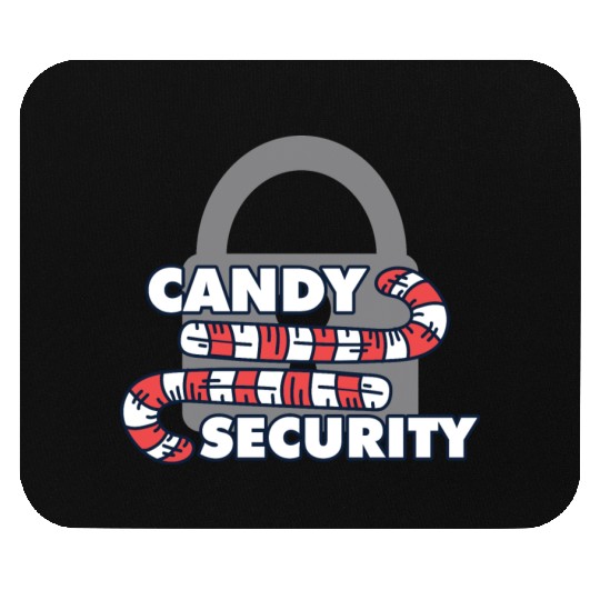 Candy Security Mom Dad Matching Birthday Costume Mouse Pads