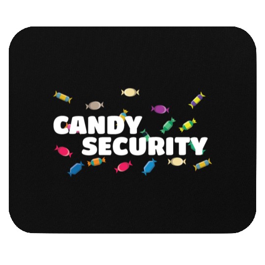 Candy Security Mom Dad Matching Birthday Costume Mouse Pads