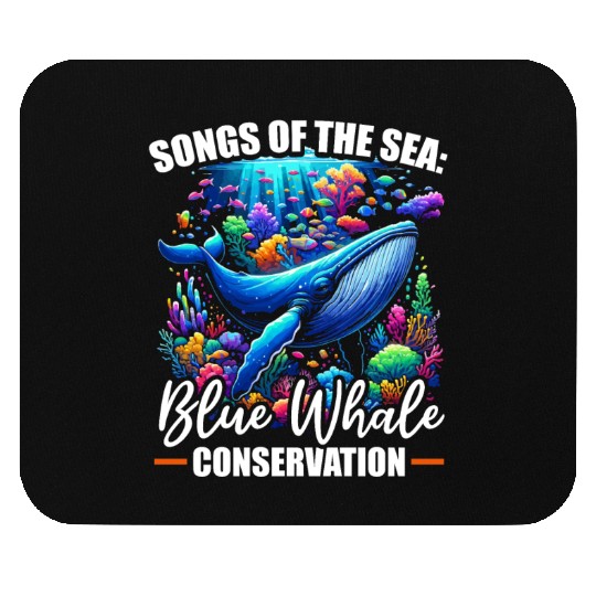 Endangered Species Blue Whale Animal Rights Mouse Pads
