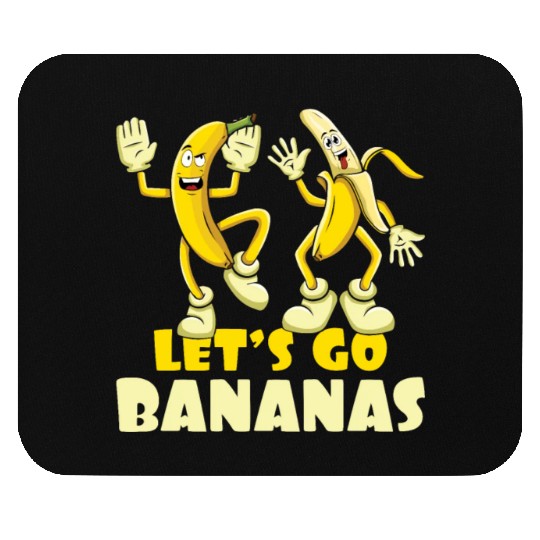 Funny Banana Meme Let's Go Banana Weird Mouse Pads