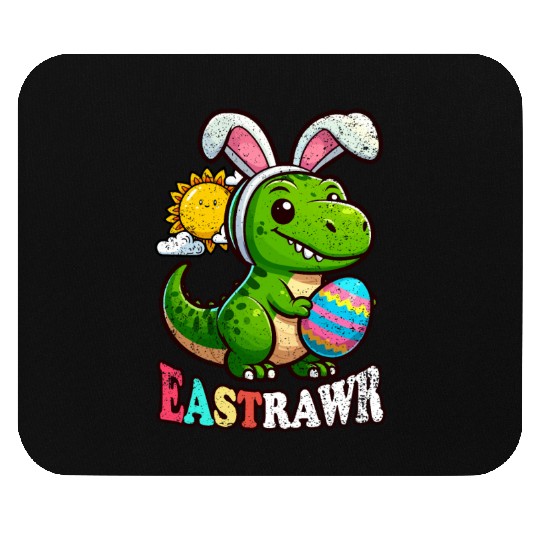 EASTRAWR DINOSAUR EASTER Mouse Pads