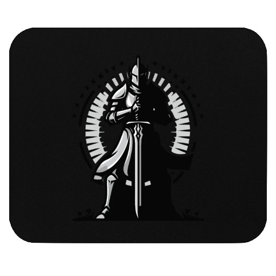 Choose Peaceful Battle | Serene Warrior Design Mouse Pads