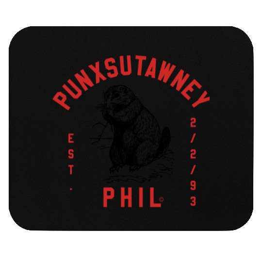 Punxsutawney Phil Groundhog Day Mouse Pads