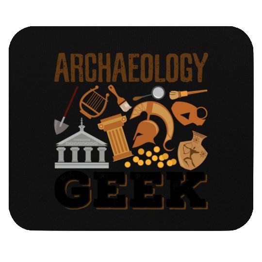 Archaeology Geek Mouse Pads